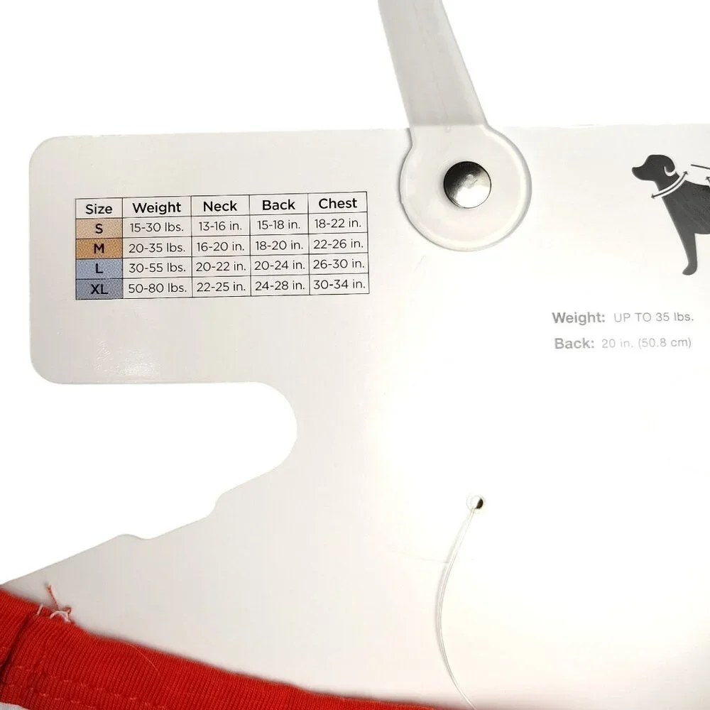 Sonoma Dog Medium White With Red Trim Spiritual Pride Tank For Pets